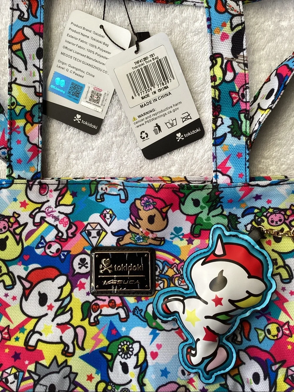 NWT Tokidoki Unicorno Canvas Tote